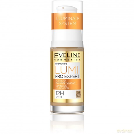 Eveline Podkład rozświetlający Lumi Pro Expert nr 03 Sunny Beige 30 ml