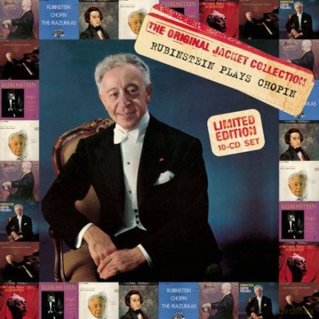 Arthur Rubinstein: The Original Jacket Collection - Rubinstein Plays Chopin [10CD]