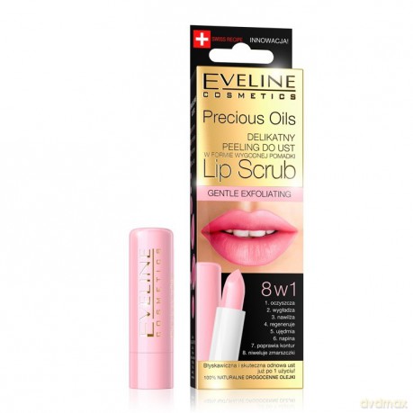 Eveline Precious Oils Peeling do ust 8w1 Lip Scrub 1szt