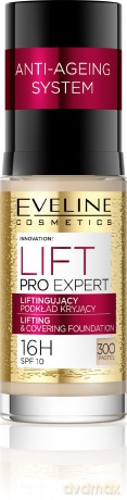 Eveline Pro Expert Lift Podkład kryjąco - liftingujący nr 300 Pastel 30 ml