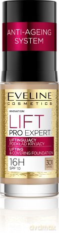 Eveline Pro Expert Lift Podkład kryjąco - liftingujący nr 301 Sand 30 ml