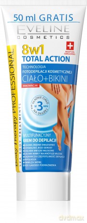 Eveline Total Action Professional Multifunkcyjny krem do depilacji 8w1 200 ml