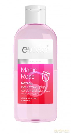 Evree Magic Rose Płyn dwufazowy do demakijażu oczu różany 200 ml