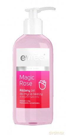 Evree Magic Rose Żel do mycia twarzy różany 200 ml pompka