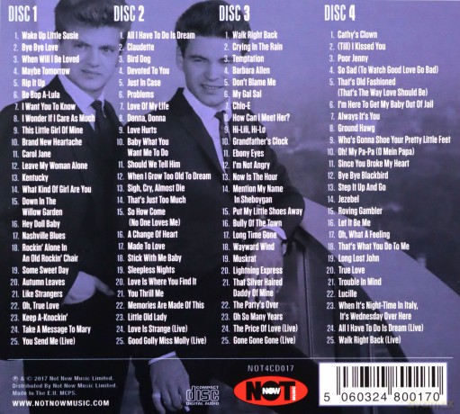 Everly Brothers: 100 Hits [4CD]