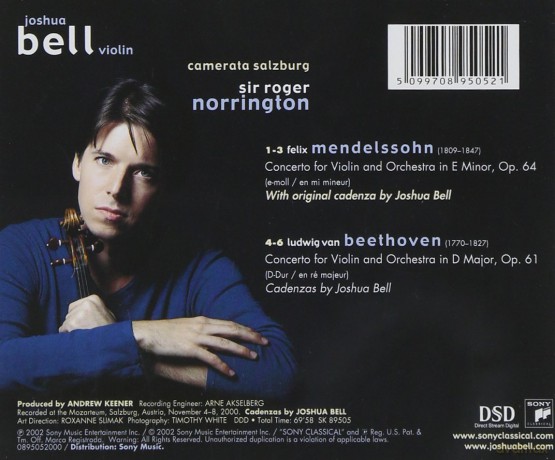 Various: Beethoven and Mendelssohn Violin Concertos [CD]