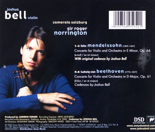 Various: Beethoven and Mendelssohn Violin Concertos [CD]