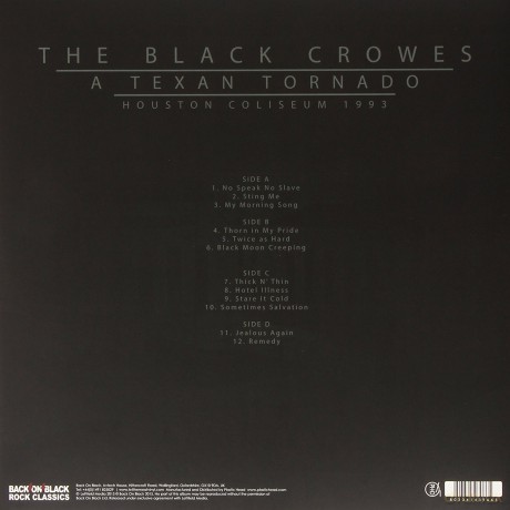 Black Crowes: A Texan Tornado [2xWinyl]