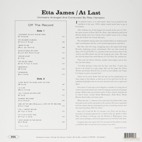 Etta James: At Last! [Winyl]