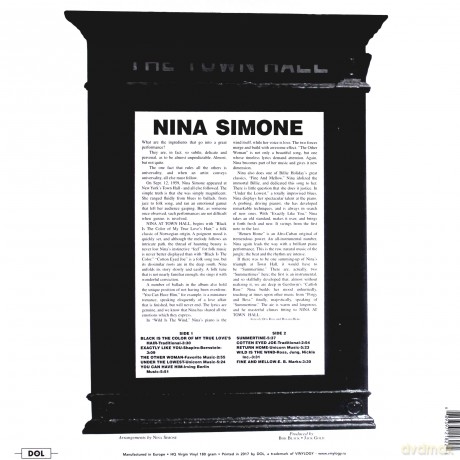Nina Simone: At Town Hall [Winyl]