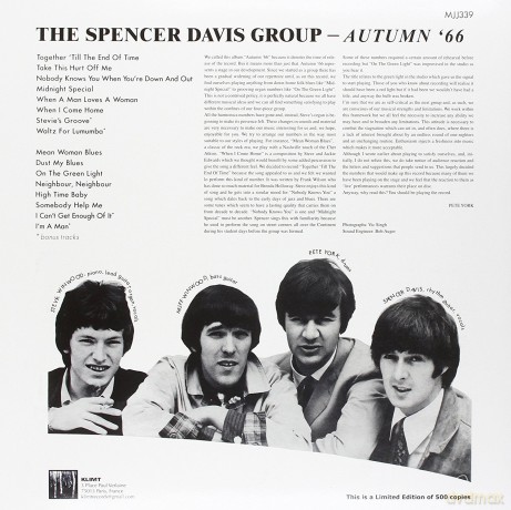 Spencer Davis Group: Autumn 66 [Winyl]