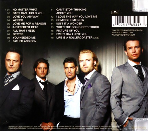 Boyzone: Back Again No Matter What The Greatest Hits [CD]