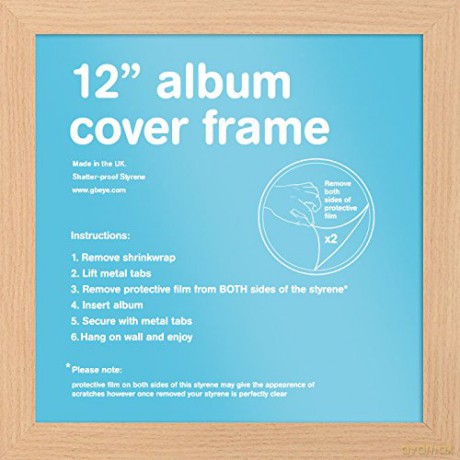 Album Cover Frame: Beech Album Cover Frame Znak