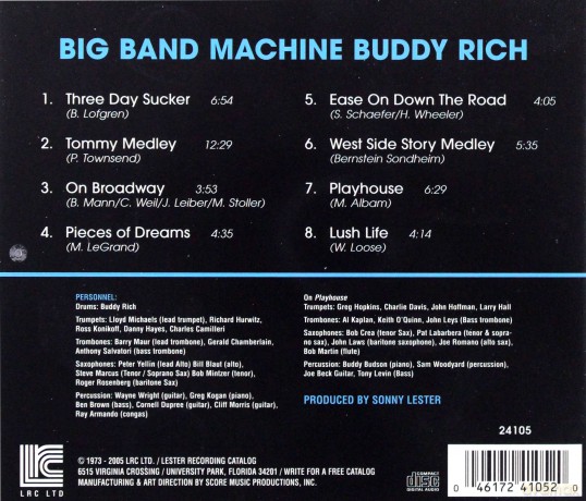 Buddy Rich: Big Band Machine [CD]