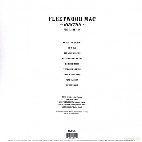Fleetwood Mac: Boston vol. 2 [2xWinyl]