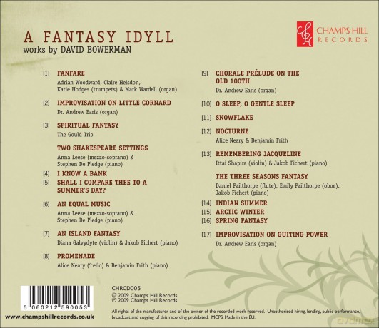 Lottleeseshapiraneary: Bowermana Fantasy Idyll [CD]