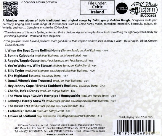 Golden Bough: Celtic Festival [CD]