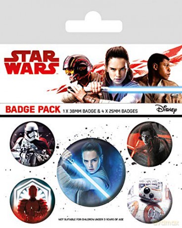 Star Wars The Last Jedi: Characters Przypinka (Gwiezdne Wojny)