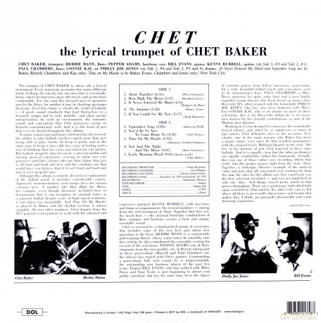 Chet Baker: Chet [Winyl]