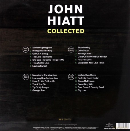 John Hiatt: Collected [2xWinyl]