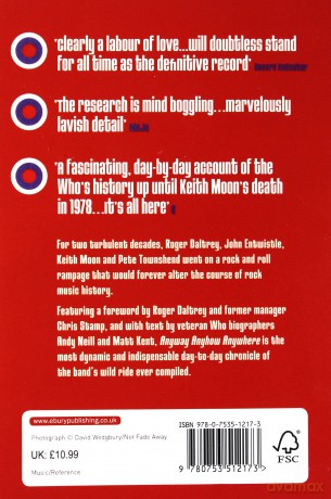 The Who: Complete Chronicle Of The. - 1958-1978 Anyway Anyhow Anywhere (New Ed.) [KSIĄŻKA]