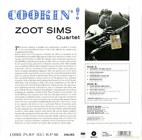 Zoot Sims: Cookin [Winyl]