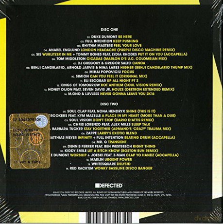 Defected In The House Amsterdam 2016: Defected In The House Amsterdam 2016 [CD]