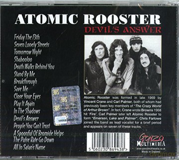 Atomic Rooster: Devils Answer [CD]