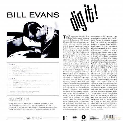 Bill Evans: Dig It [Winyl]