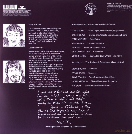 Elton John: Empty Sky [Winyl]