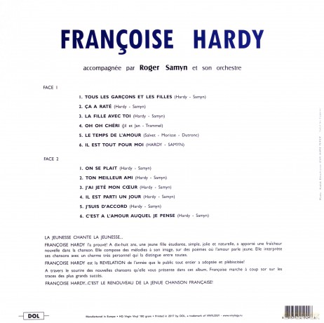 Francoise Hardy: Francoise Hardy [Winyl]