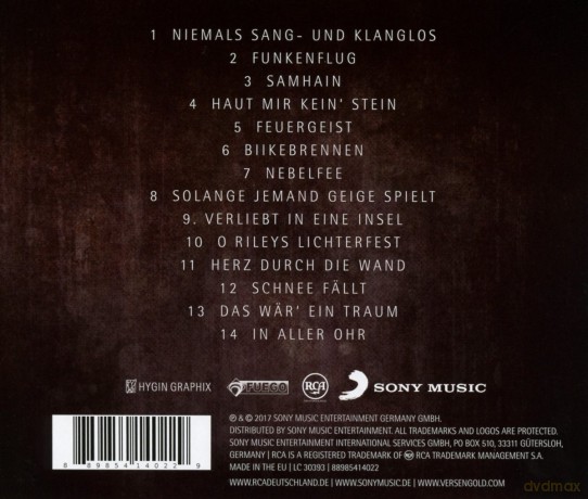 Versengold: Funkenflug [CD]