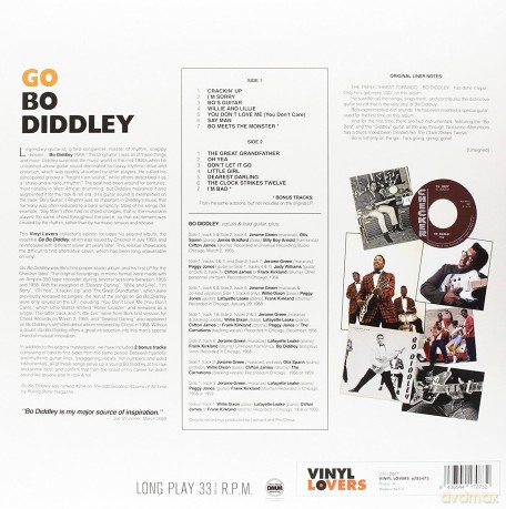 Bo Diddley: Go Bo Diddley + 2 Bonus Tracks! [Winyl]