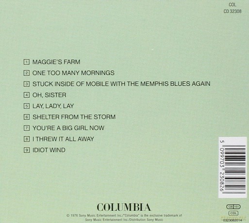 Bob Dylan: Hard Rain [CD]