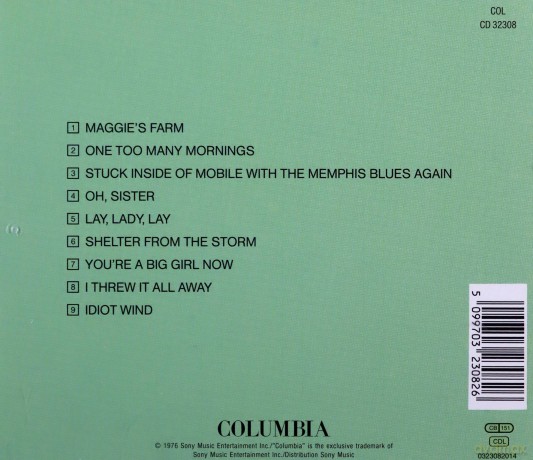 Bob Dylan: Hard Rain [CD]