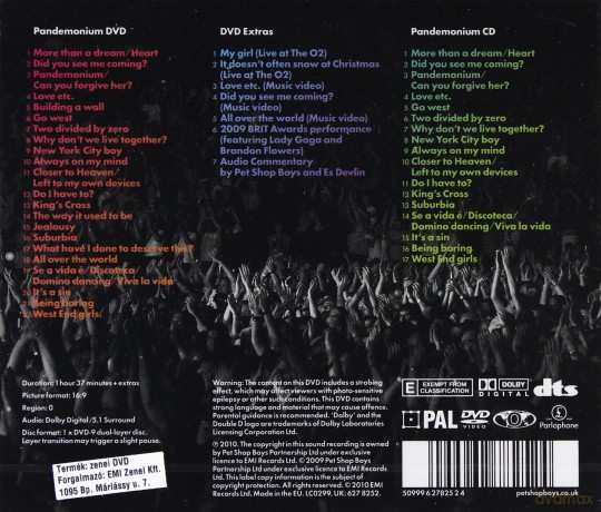 Pet Shop Boys: Pandemonium [CD]+[DVD]