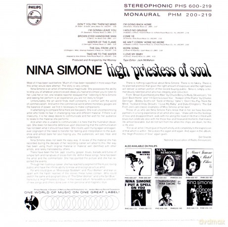 Nina Simone: High Priestess Of Soul [Winyl]
