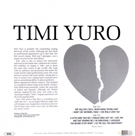 Timi Yuro: Hurt!!!!!!! [Winyl]