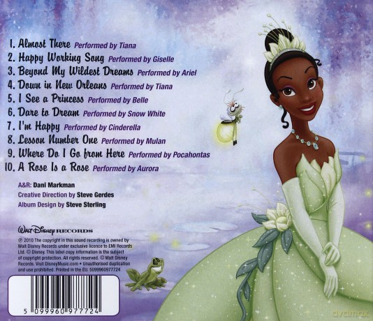 The Princess and the Frog soundtrack (Księżniczka i Żaba) [CD]