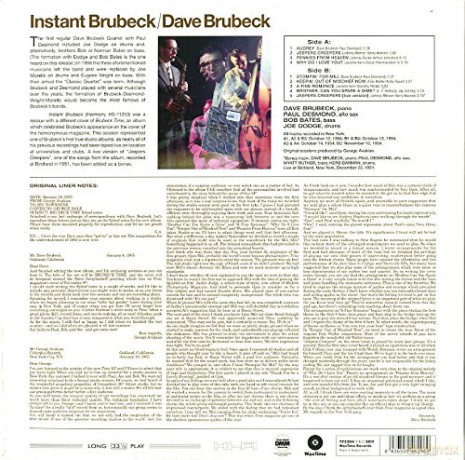 Dave Brubeck: Instant Brubeck [Winyl]