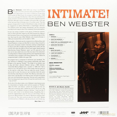 Ben Webster: Intimate! [Winyl]