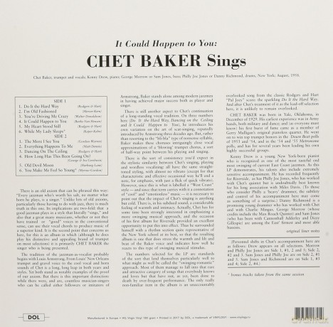 Chet Baker: It Could Happen To You [Winyl]