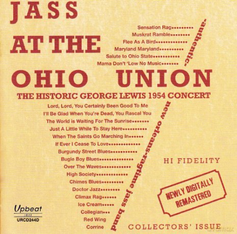 George Lewis Rag: Jass At The Ohio State Historic 1954 Con [CD]