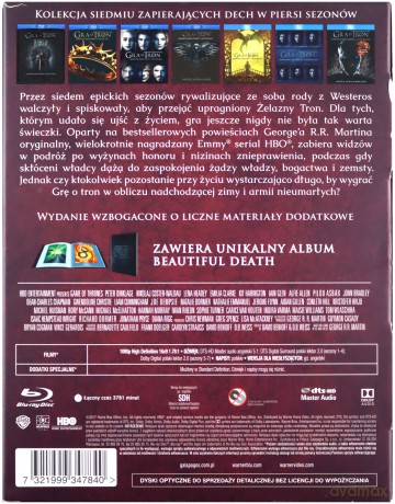 Gra o Tron Sezon 1-7 [31xBlu-Ray]
