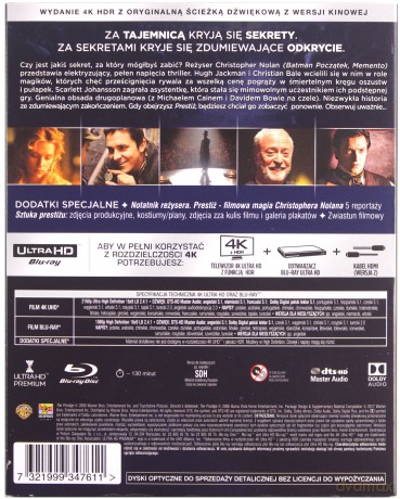 Prestiż [Blu-Ray 4K]+[2xBlu-Ray]