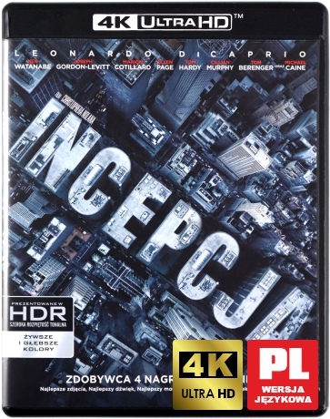 Incepcja [Blu-Ray 4K]+[2xBlu-Ray]