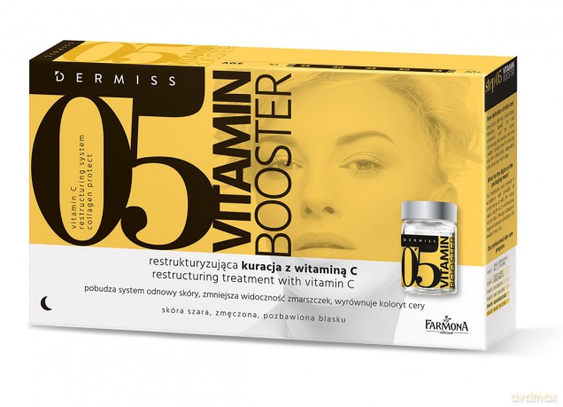 Farmona Dermiss 0'5 Vitamin Booster Restrukturyzująca kuracja z witaminą C 1op.(5x5ml)