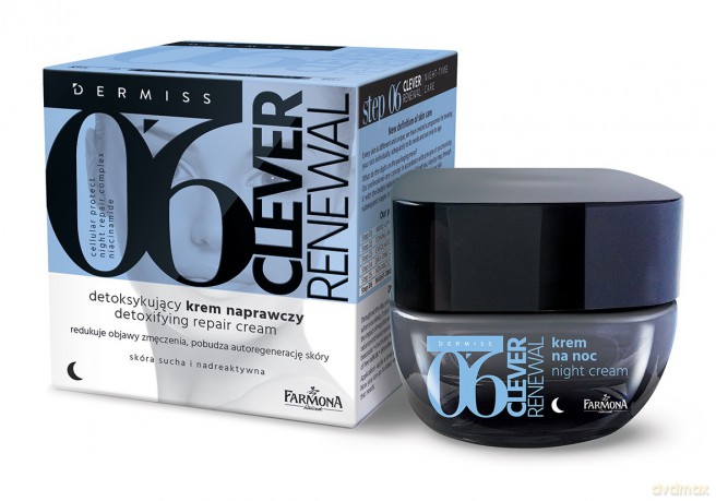 Farmona Dermiss 0'6 Clever Renewal Detoksykujący krem naprawczy na noc 50ml