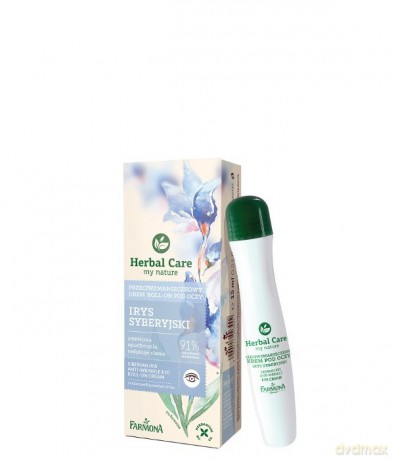 Farmona Herbal Care Krem roll-on pod oczy przeciwzmarszczkowy Irys Syberyjski 15ml