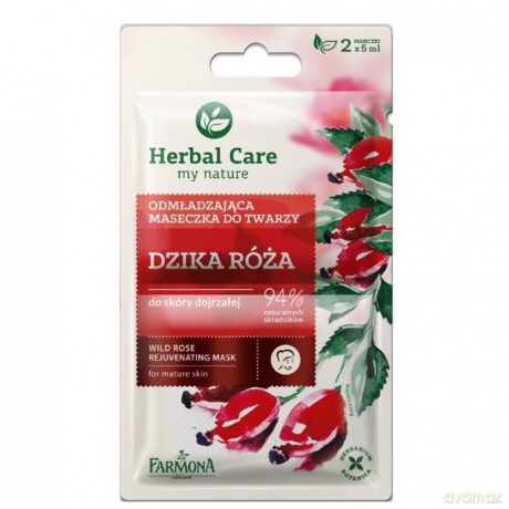 Farmona Herbal Care Maseczka odmładzająca Dzika Róża - saszetka 5ml x 2
